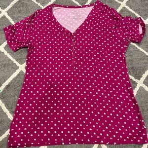 EUC Women’s Posh Peanut top